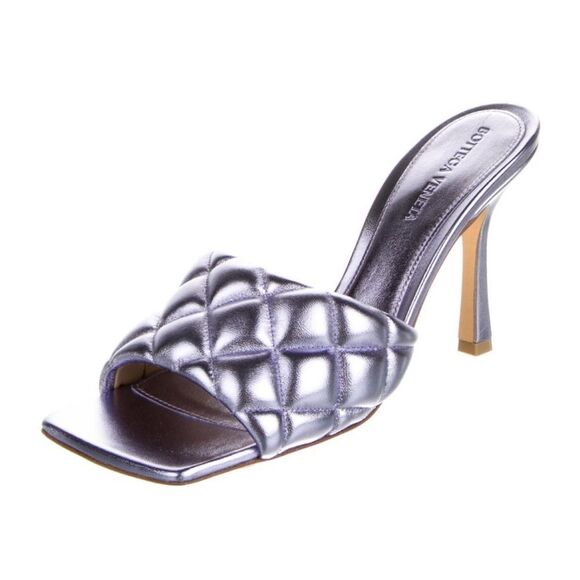 Bottega Veneta Leather Quilted Heels